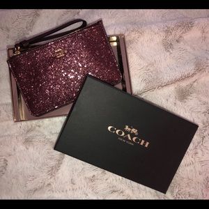 Coach Glitter Collection Wristlet in 3 Colors!!